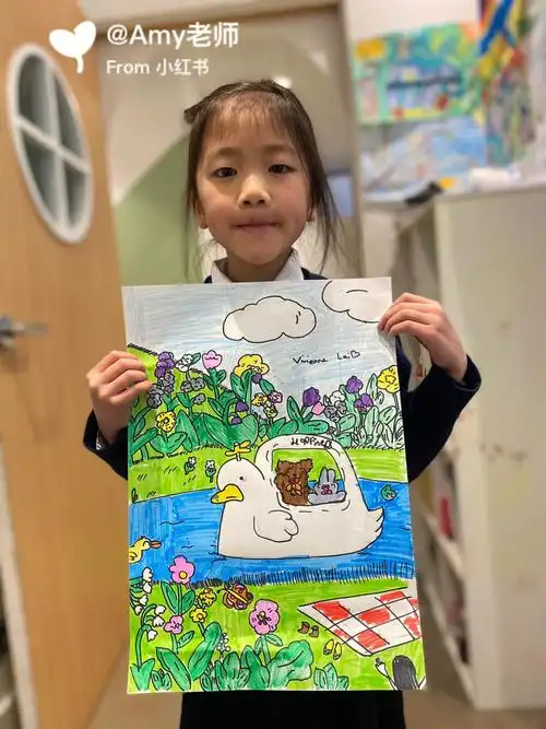 儿童画绘画美术课画画课卡通画简笔画