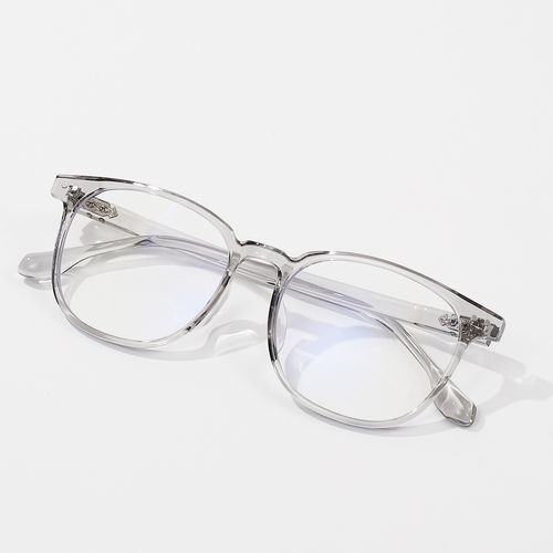 眼镜网红空姐灰色透明女韩版素颜神器平光蓝光防蓝光镜
