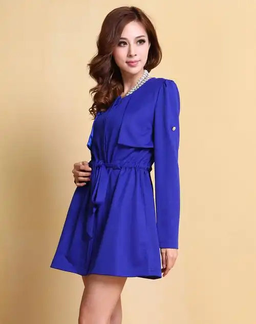 美莎帕mesappas蓝色时尚外套18a-msp82509_唯品会