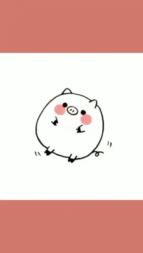 小猪简笔画呆萌图片可爱小猪简笔画步骤图解教程可爱简笔画  画画打卡