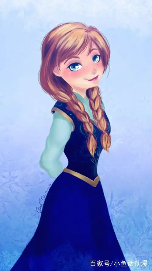 冰雪奇缘:25种不同形象的安娜公主,赛亚人版很傲娇!