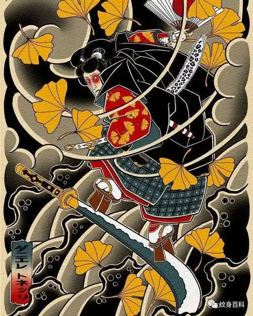 纹身手稿 | 日式老传统日式老传统人物_纹身图案手稿图片_阿bao的纹身