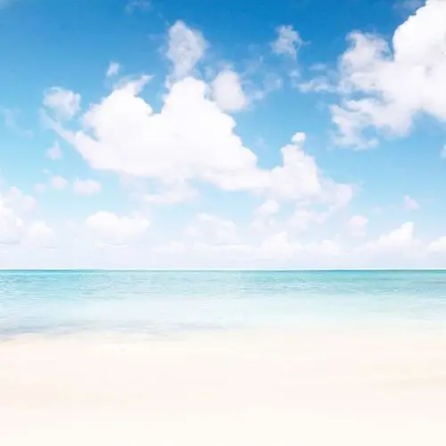 蓝天白云大海 夏日快乐_唯美图片_我要个性网