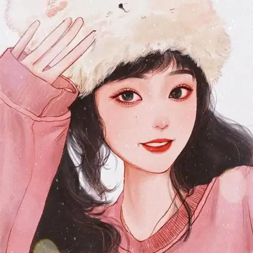 超级美的手绘女生头像,每一张都好看到爆