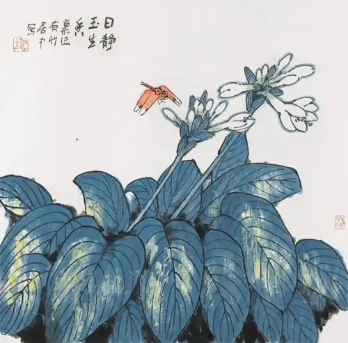 百花向阳开——著名画家,湖北书画院顾问鲁慕迅新作赏
