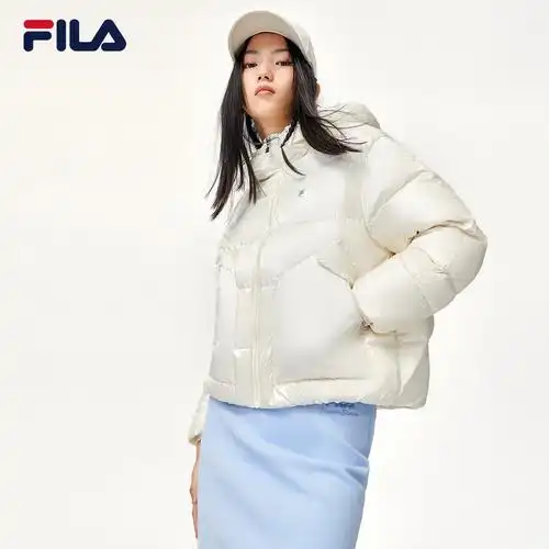 fila 斐乐2021年冬季新款保暖女子短款羽绒服f11w148910f