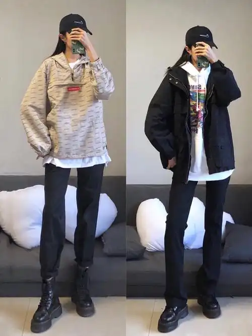 酷女孩的秋季日常穿搭