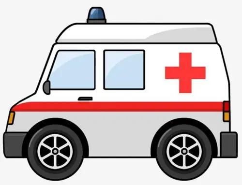 听听是什么声音……原来是救护车,它永远都跑在第一,去抢救人们的