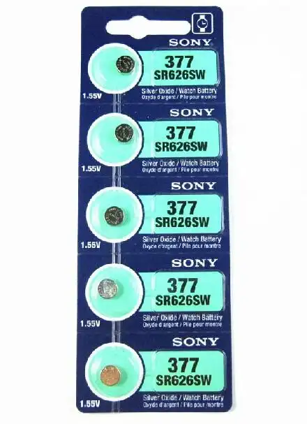 纽扣电子电池 索尼377 sr626sw 手表电池