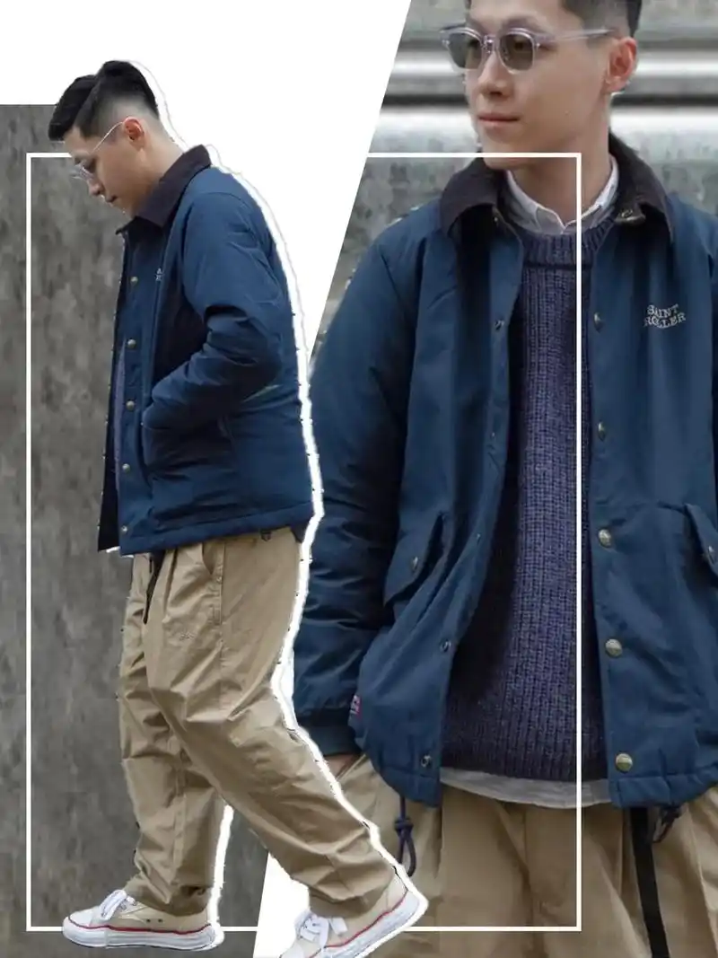 日系穿搭必不可少的卡其色与藏蓝色 #日系穿搭 #穿搭技巧 # - 抖音