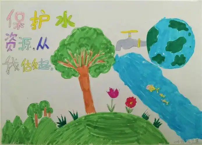 保护水环境——2020年"世界水日""中国水周"节水护水绘画作品展播(五)