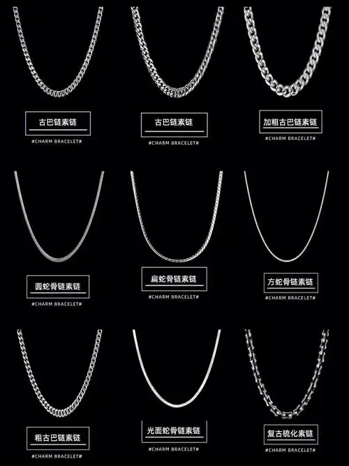 轻松get到时尚的男生必备单品古巴链75