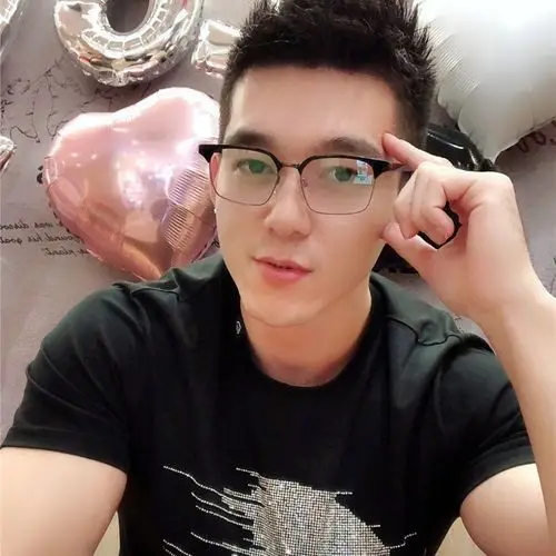 热销男士眼镜框 近视 大脸男 简约