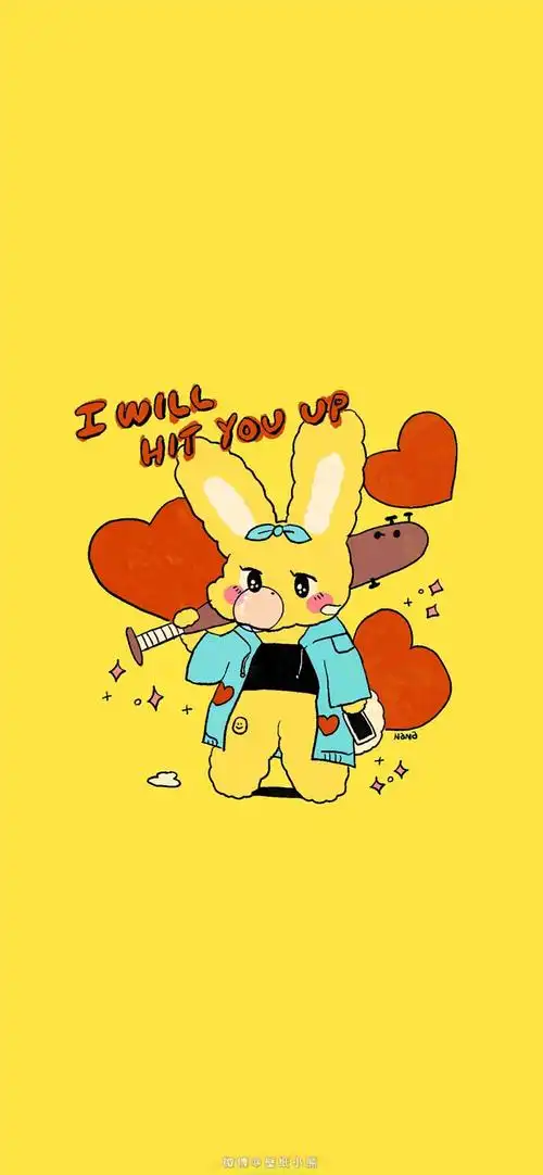 可爱兔子卡通壁纸