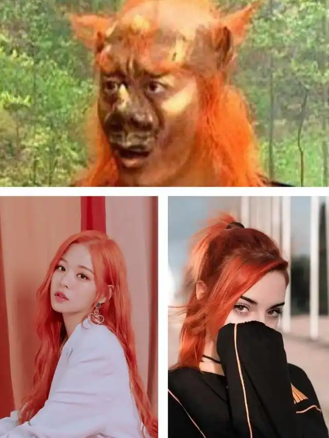 虽然明星发色都是按照西游记里的发色染的但你可能永远染不出来