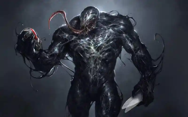 继续送上暗黑超级英雄插画之漫威毒液霸气桌面壁纸-动漫壁纸 - 壁纸之