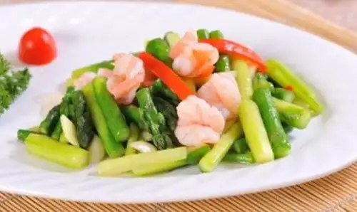 准妈妈的健康美味食谱—芦笋炒虾仁 一口清脆鲜香,美味又营养