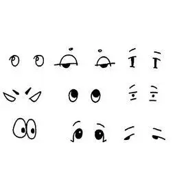 眼睛简笔画可爱又简单