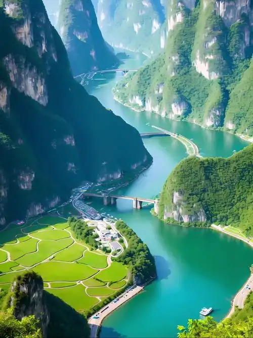 这里是风景山水广西感受大自然的气息和美景