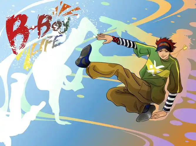 街舞矢量图桌面壁纸