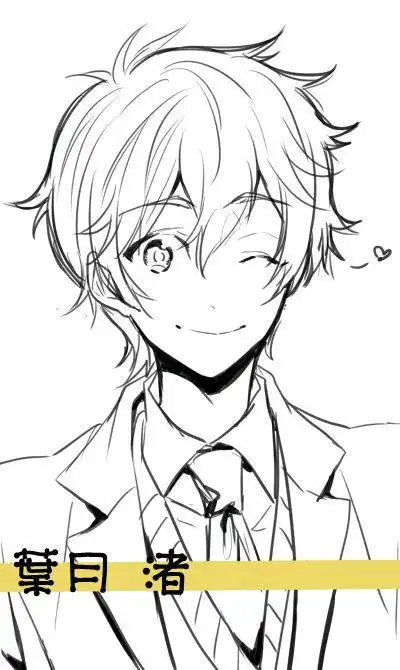 急~想找一些素描(手绘)画,动漫人物的,可爱的,帅