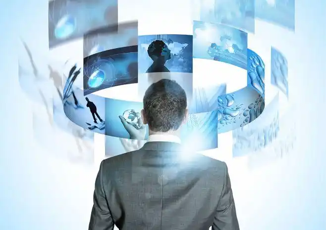 商务男人与科技高清图片素材图片