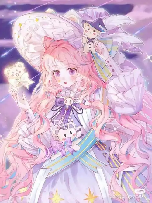 粉红色系仙女头像