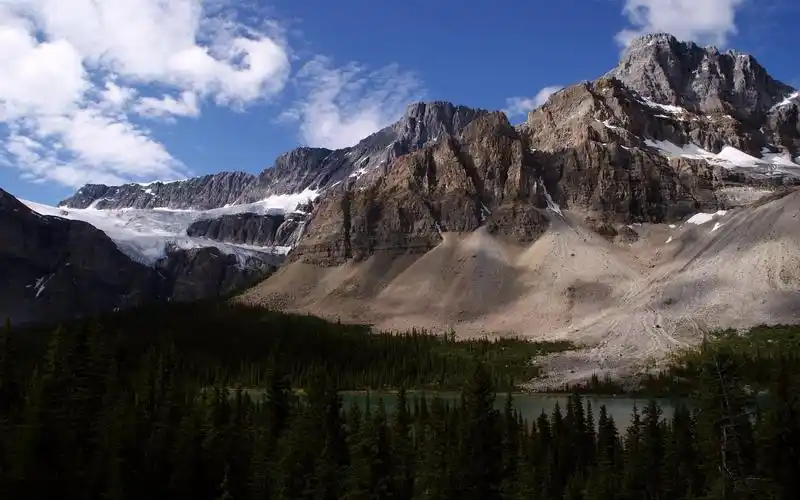 蓝天背景山峰景色桌面壁纸图片下载,风景壁纸,天空,自然风光,田园