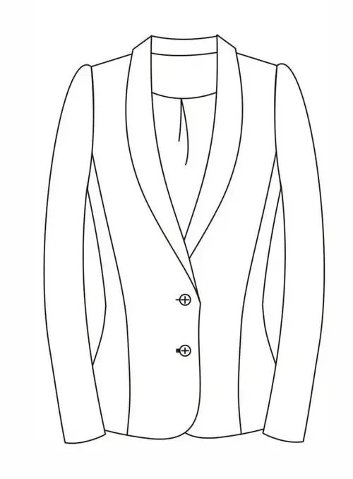 女西装-女装设计-cfw服装设计