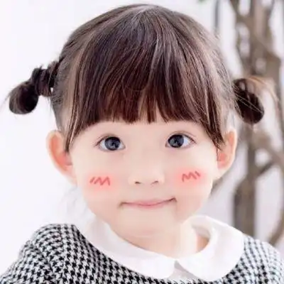 可爱萌萌哒小女孩微信头像 热门的萌娃女生微信头像