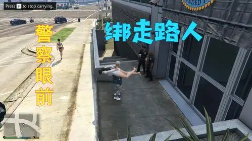 gta5:当着警察的面把美女绑走,警察会怎么做?