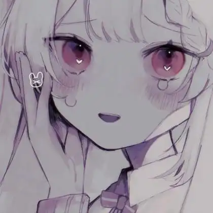 动漫女生头像微丧高冷忧伤ins