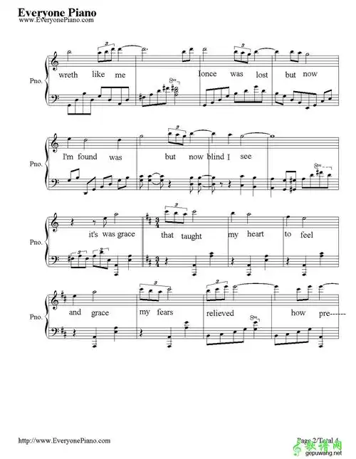 amazing grace 奇异恩典