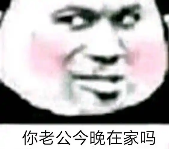 你老公今晚在家吗(熊猫头撩妹表情包)