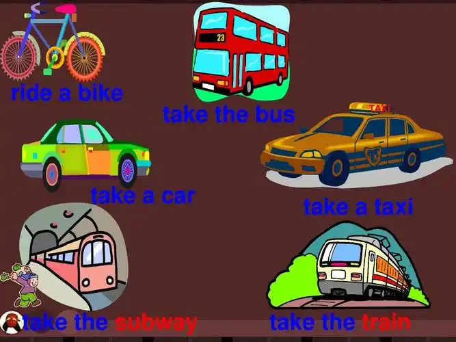 bike take the bus taxi take   car take   taxi take the subway