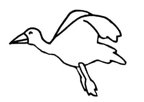 大雁南飞简笔画大雁南飞简笔画一群