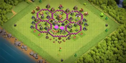 7本七本无敌神阵,部落冲突阵型分享,7本七本无敌神阵分享链接,7本七本