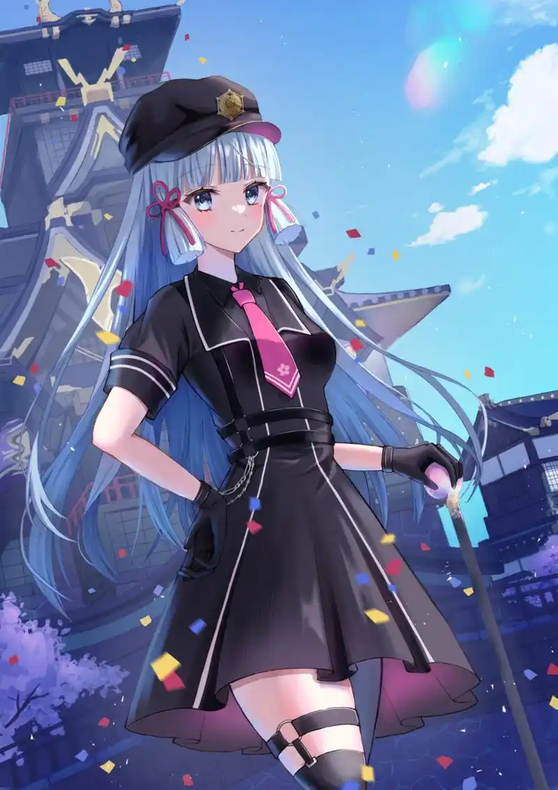 美少女·神里绫华[打call][打call][打call] 画师:白苺#原神# #二次元