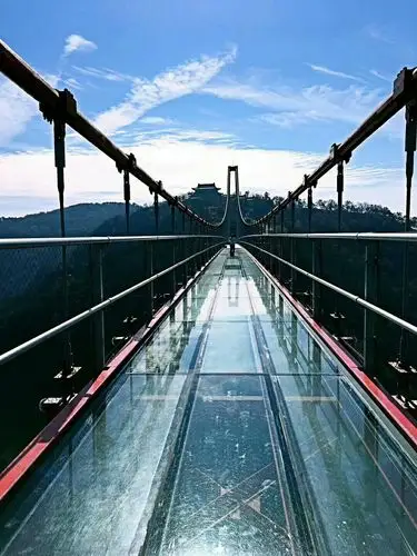 垦利健康户外12月3日天蒙山玻璃栈桥挑战 - 美篇