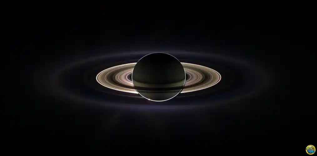 美丽的土星照片