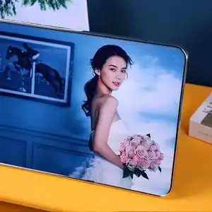 i拉米娜水晶摆台定制洗照片冲印加z相框7寸宝宝婚纱照制作放大20