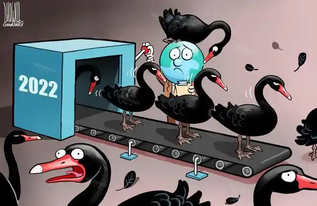 2022年世界变数陡增,黑天鹅事件频发.
