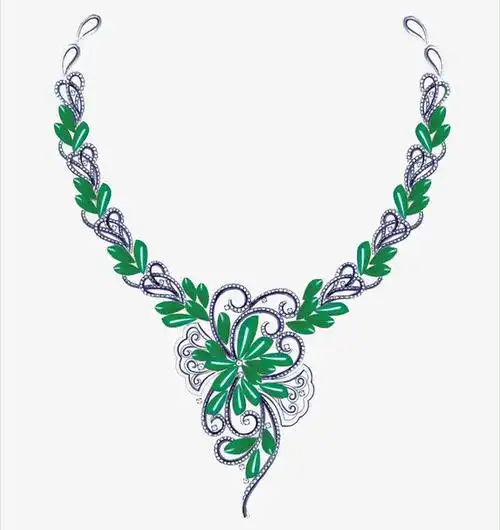 手绘项链