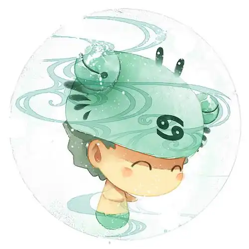 巨蟹座星座系列圆头像据说细心体贴的巨蟹座是恋爱必选ˊ53ˋ13