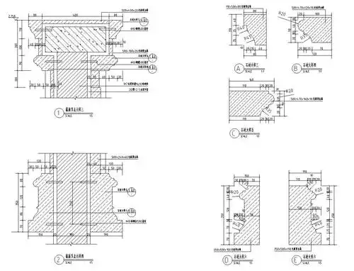 高端景墙二做法标准(2017年最新资料|恒大设计院)-园林景观节点详图