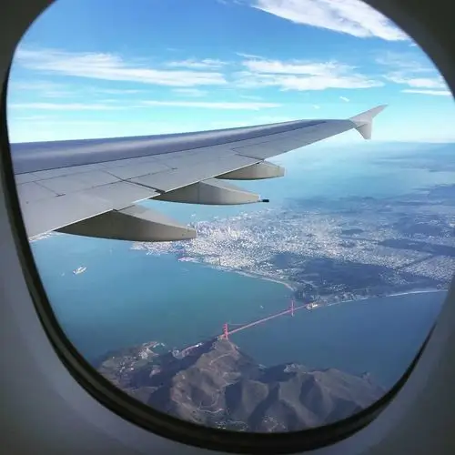 从飞机上拍摄到的景色