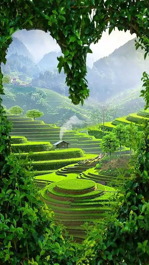 大自然美景 ,梯田.