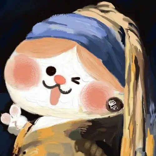 一些戴珍珠耳环的少女的头像欢迎大家补充哈