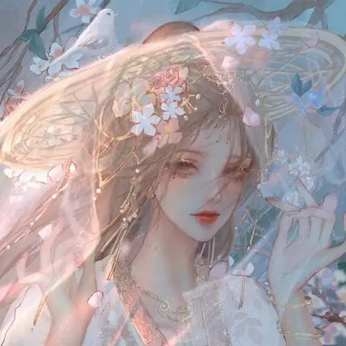 古风女小众温柔系绝美头像——云想衣裳花想容,春风拂槛露华浓