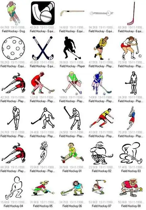 体育运动小人简笔画